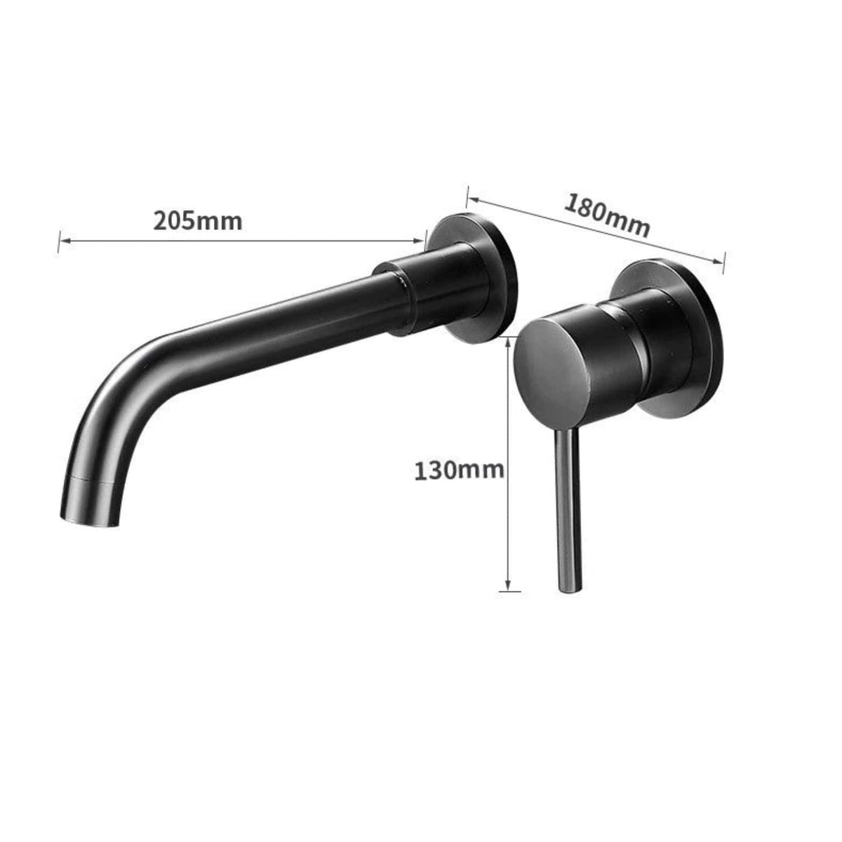 Mitigeur encastrable de lavabo chromé