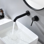 Mitigeur encastrable de lavabo noir mat