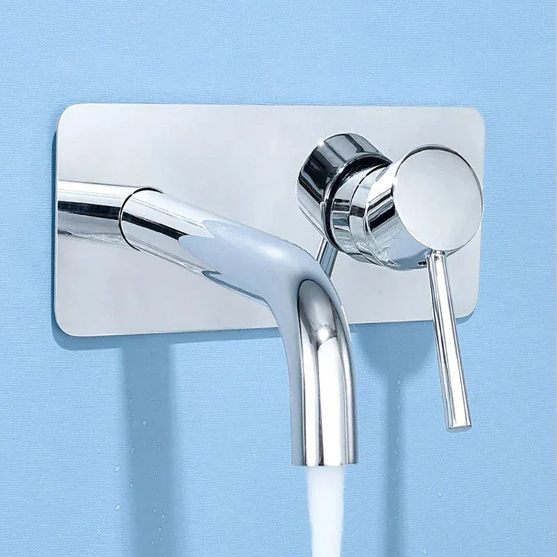 Mitigeur encastré chromé