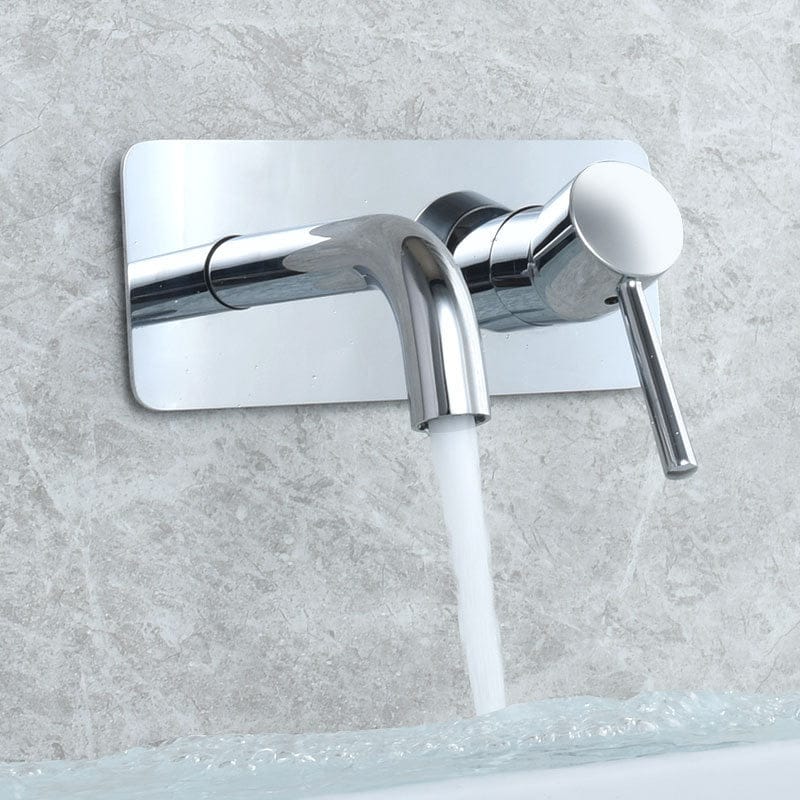Mitigeur encastré chromé
