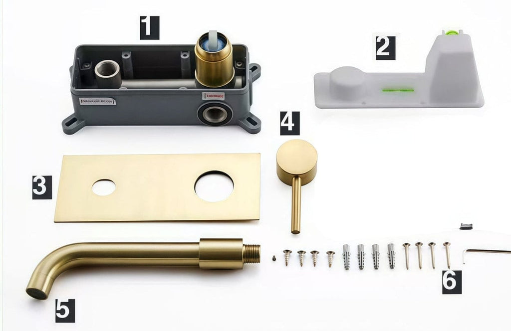 Mitigeur encastré chromé