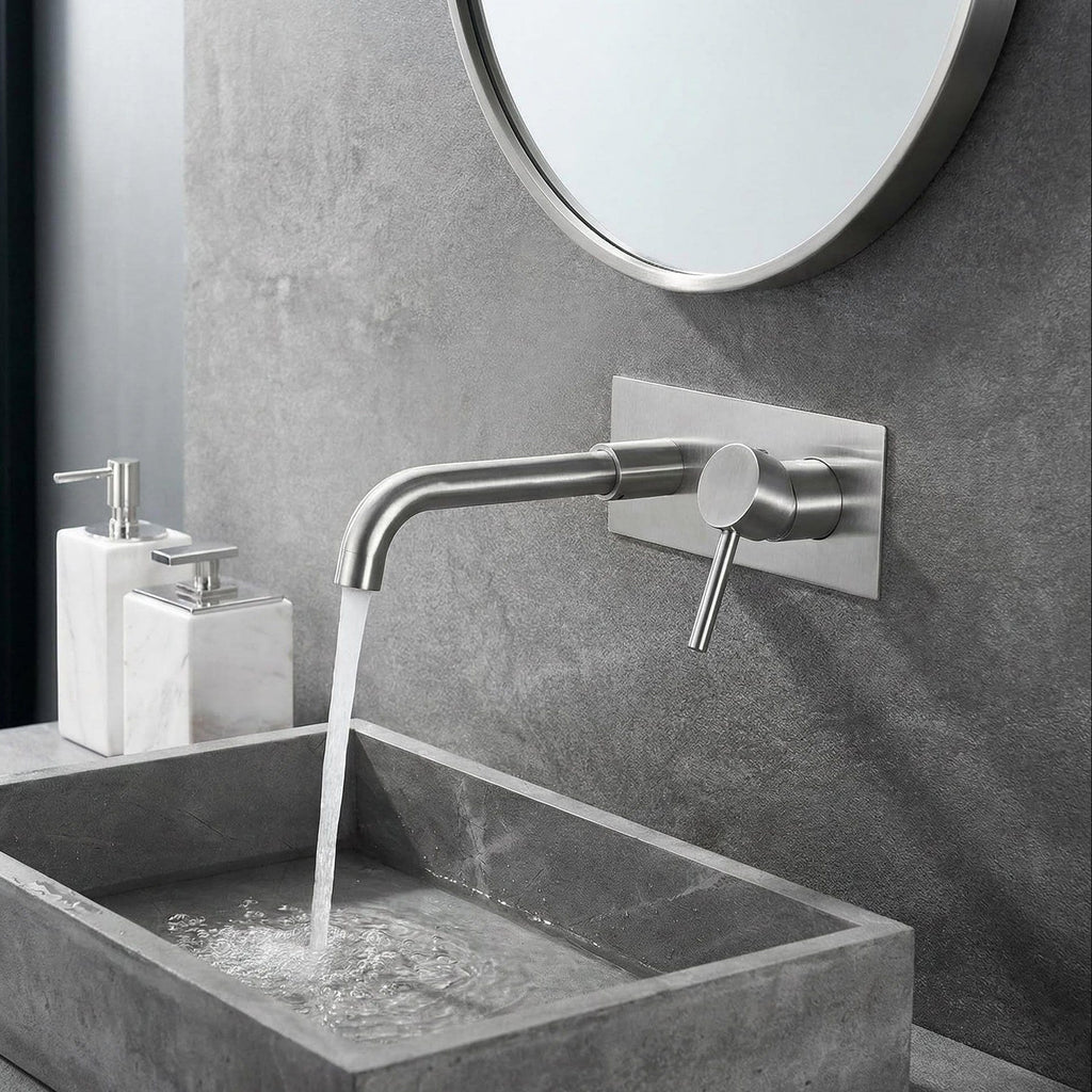 Mitigeur encastré chromé