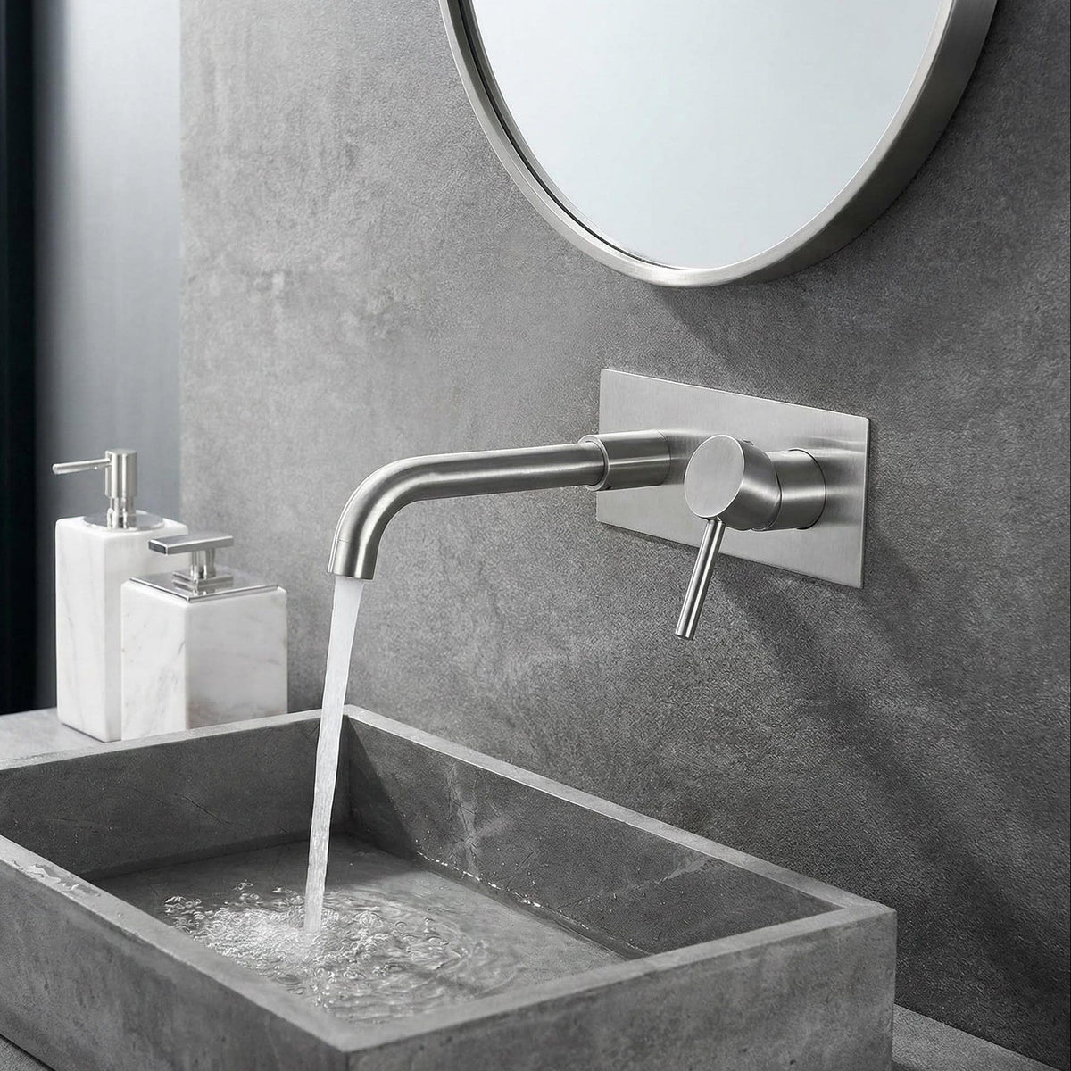 Mitigeur encastré chromé