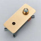 Mitigeur encastré or brossé