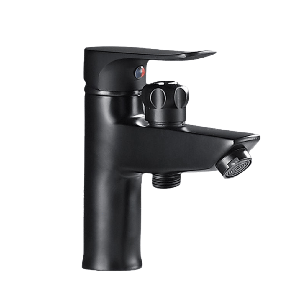 Mitigeur et pommeau de douche noir