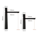 Mitigeur pour vasque noir mat