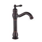 Mitigeur rétro de salle de bain noir mat