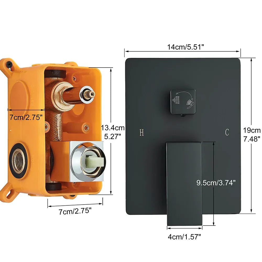 Mitigeur thermostatique encastrable