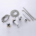 Robinet de baignoire avec douchette chromé