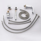 Robinet de baignoire avec douchette chromé