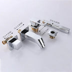 Robinet de baignoire avec douchette chromé