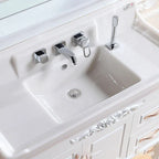 Robinet de baignoire avec douchette chromé