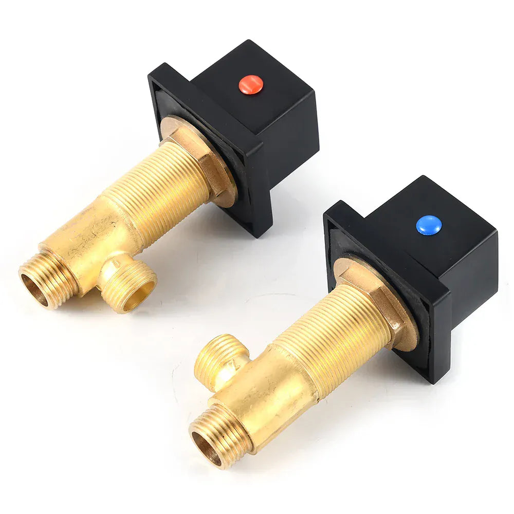 Robinet de baignoire de salle de bain noir mat