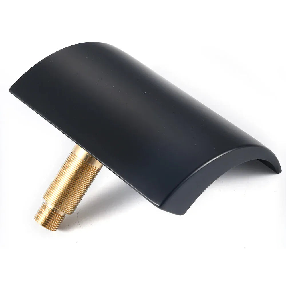 Robinet de baignoire de salle de bain noir mat