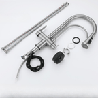 Robinet de cuisine avec douchette chromé