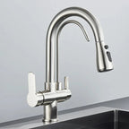 Robinet de cuisine avec douchette chromé