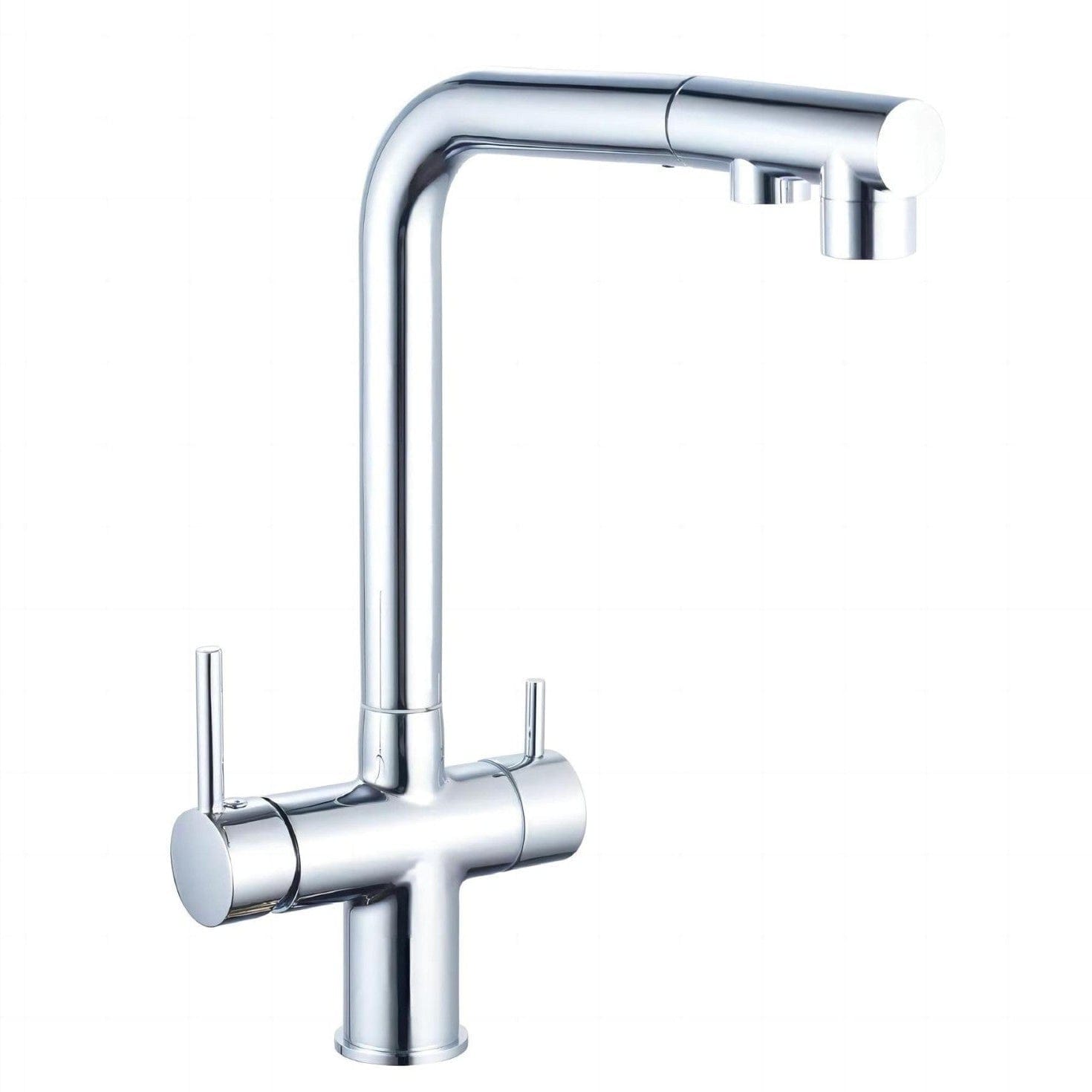 Robinet de cuisine avec douchette extractible chromé