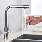 Robinet de cuisine avec douchette extractible chromé