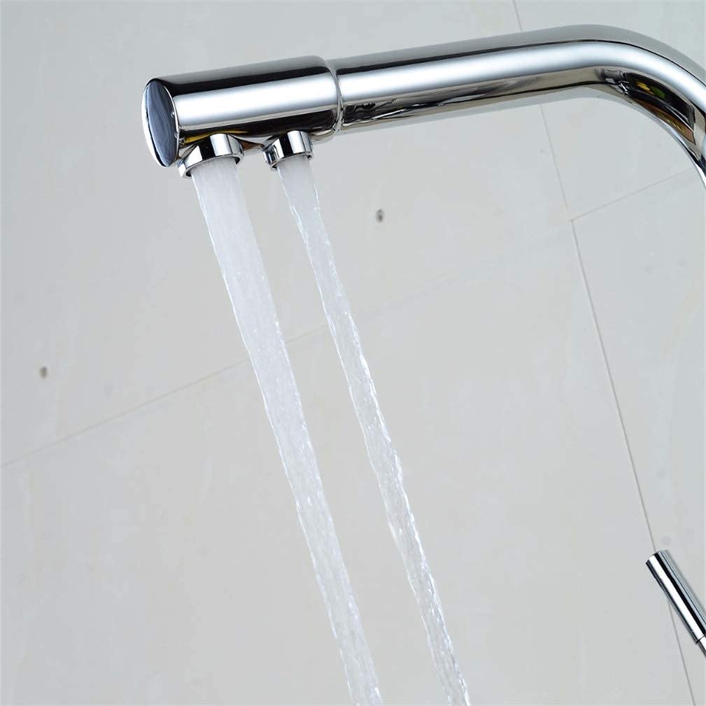 Robinet de cuisine avec douchette extractible chromé