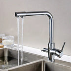 Robinet de cuisine avec douchette extractible chromé