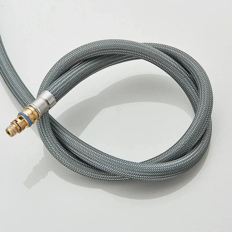 Robinet de cuisine avec douchette extractible noir mat