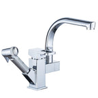 Robinet de cuisine mitigeur avec douchette chromé