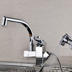 Robinet de cuisine mitigeur avec douchette chromé
