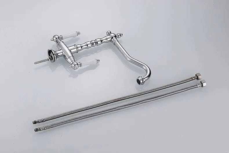 Robinet de salle de bain vintage chromé