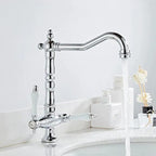 Robinet de salle de bain vintage chromé