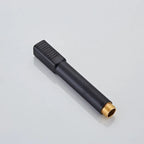 Robinet et douchette de lavabo noir mat