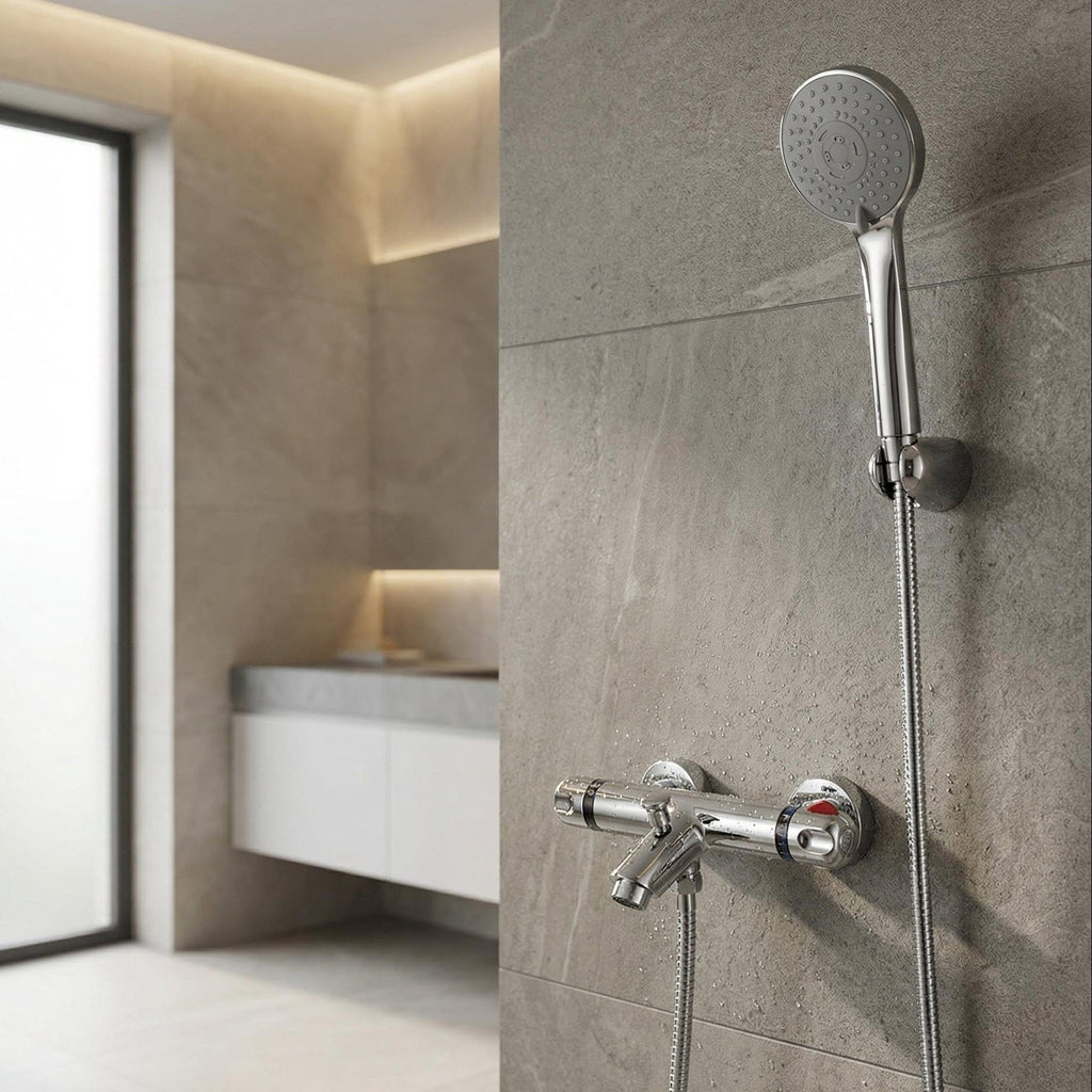 Robinet thermostatique avec pommeau