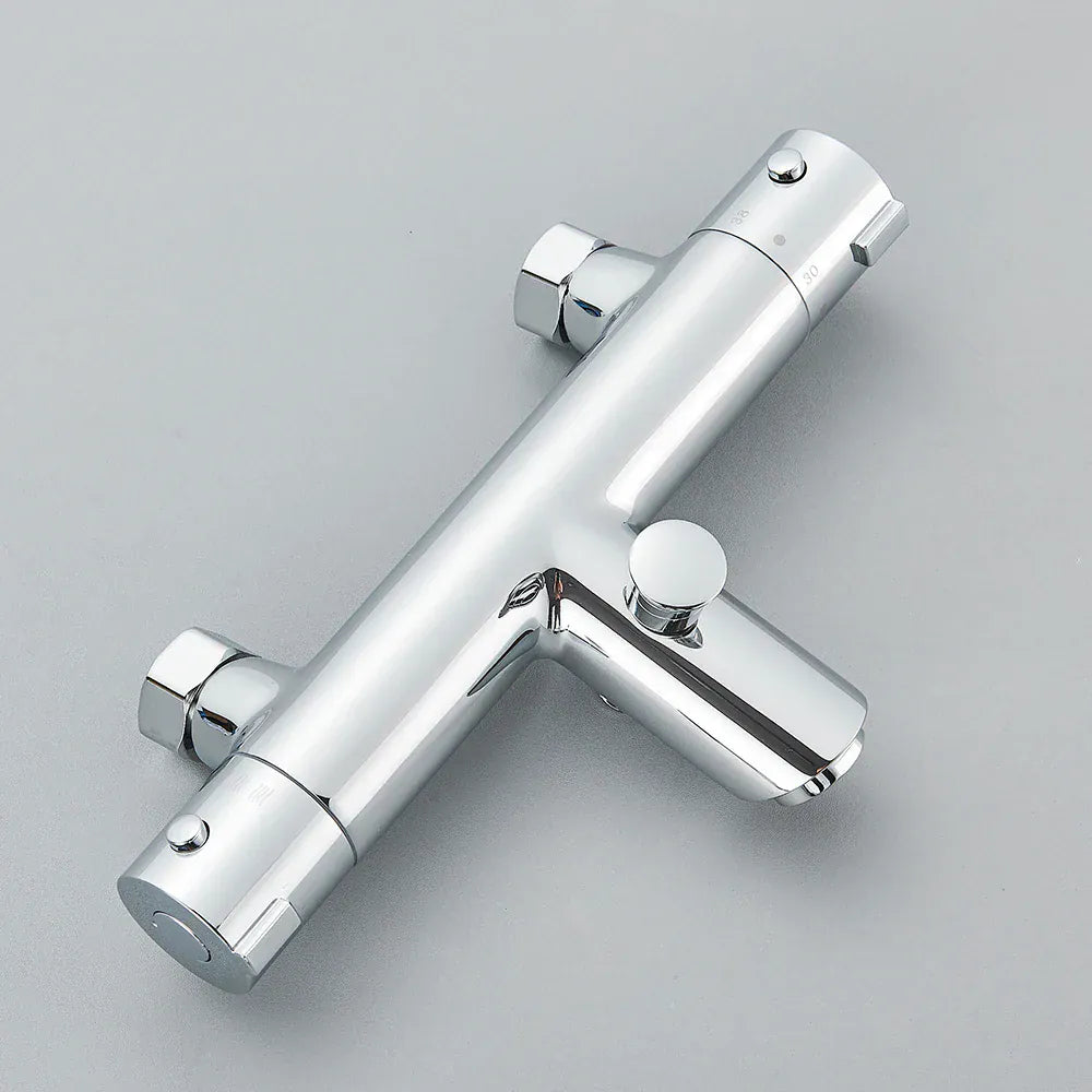 Robinet thermostatique de salle de bain chromé