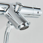 Robinet thermostatique de salle de bain chromé