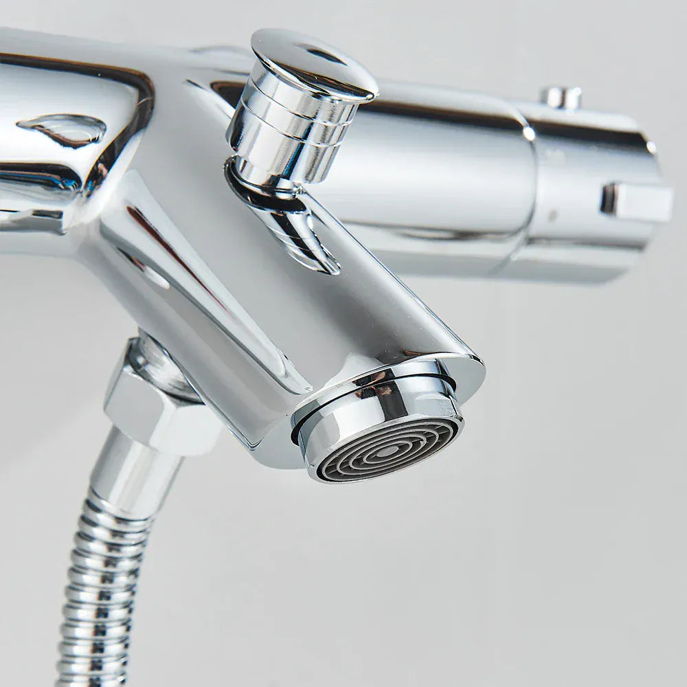 Robinet thermostatique de salle de bain chromé