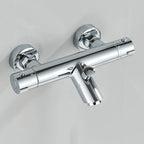 Robinet thermostatique de salle de bain chromé